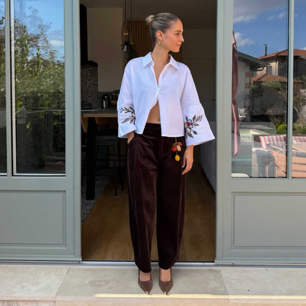 Pantalon LOKA marron
