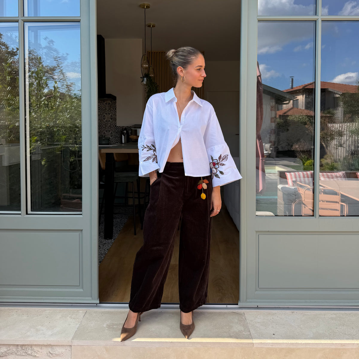 Pantalon LOKA marron