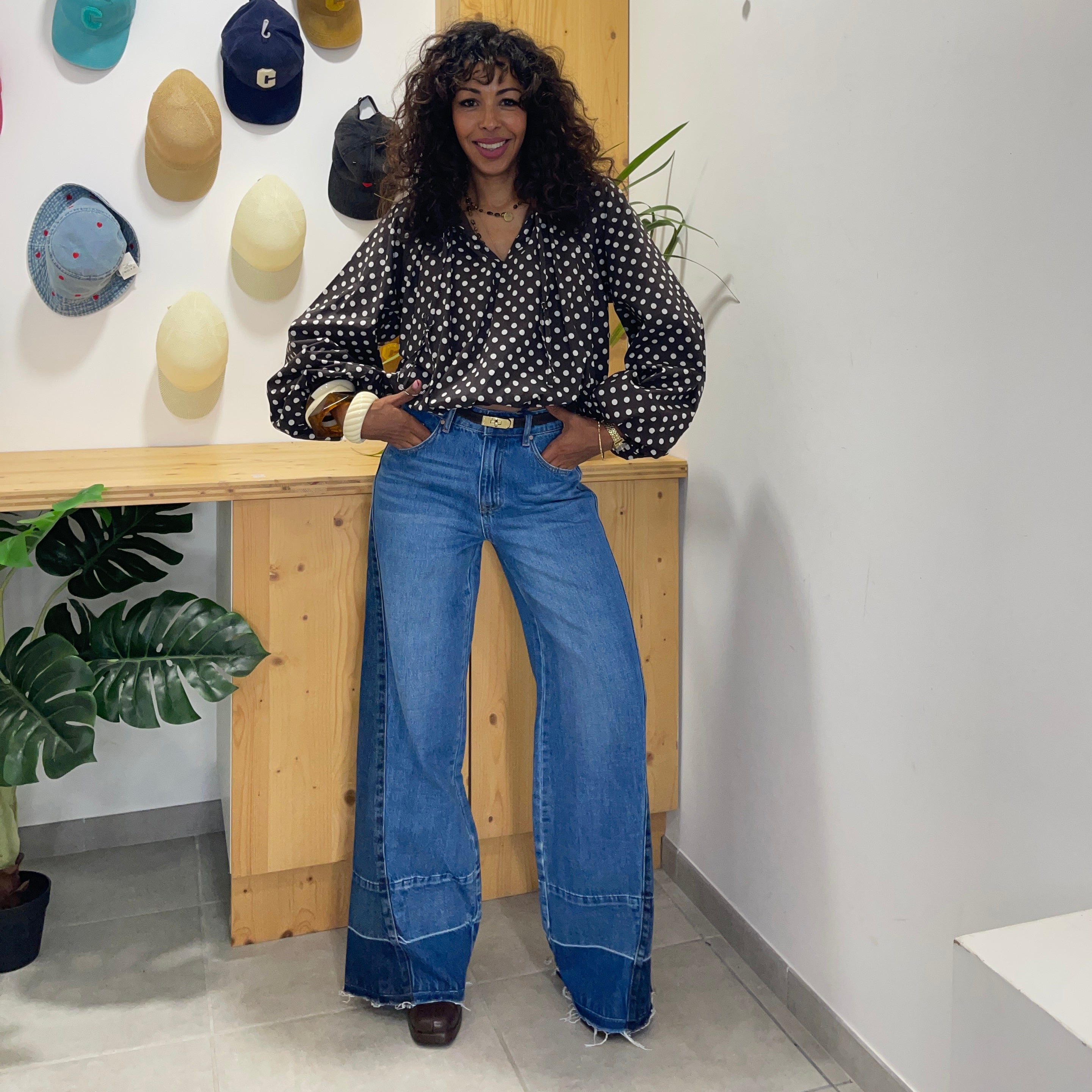 Jean large JACE patchwork