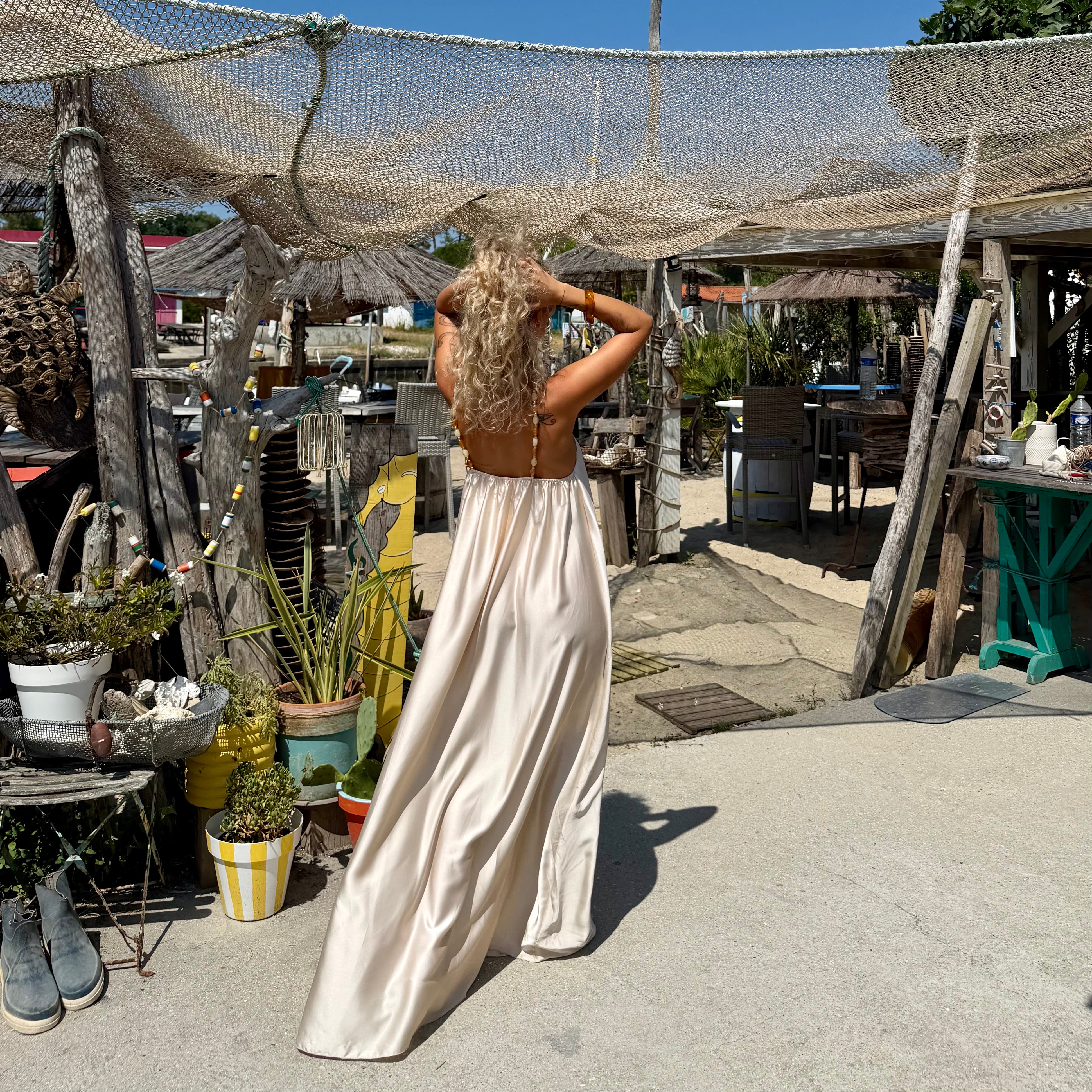 Robe PERLA crème