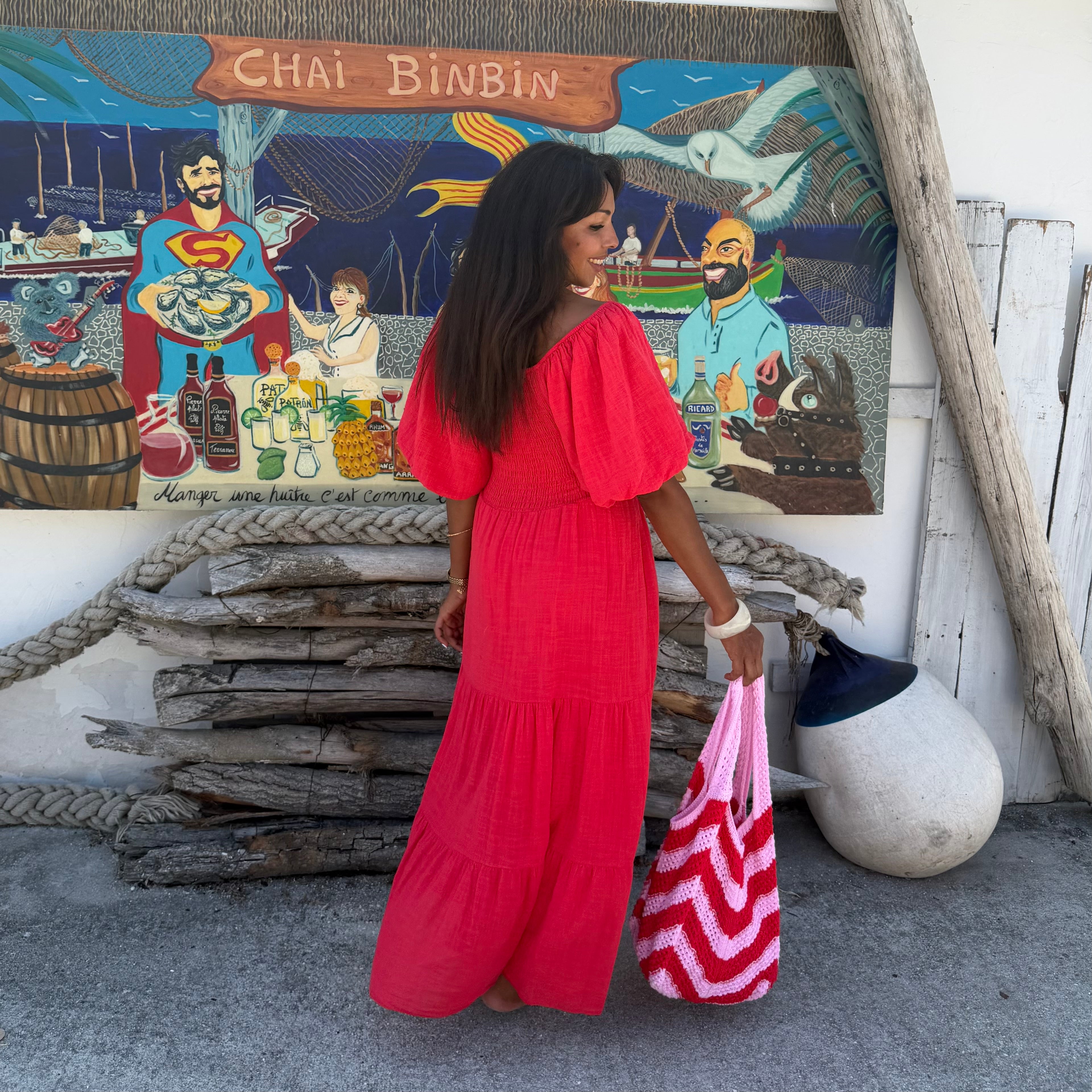 Robe TULIPE rouge