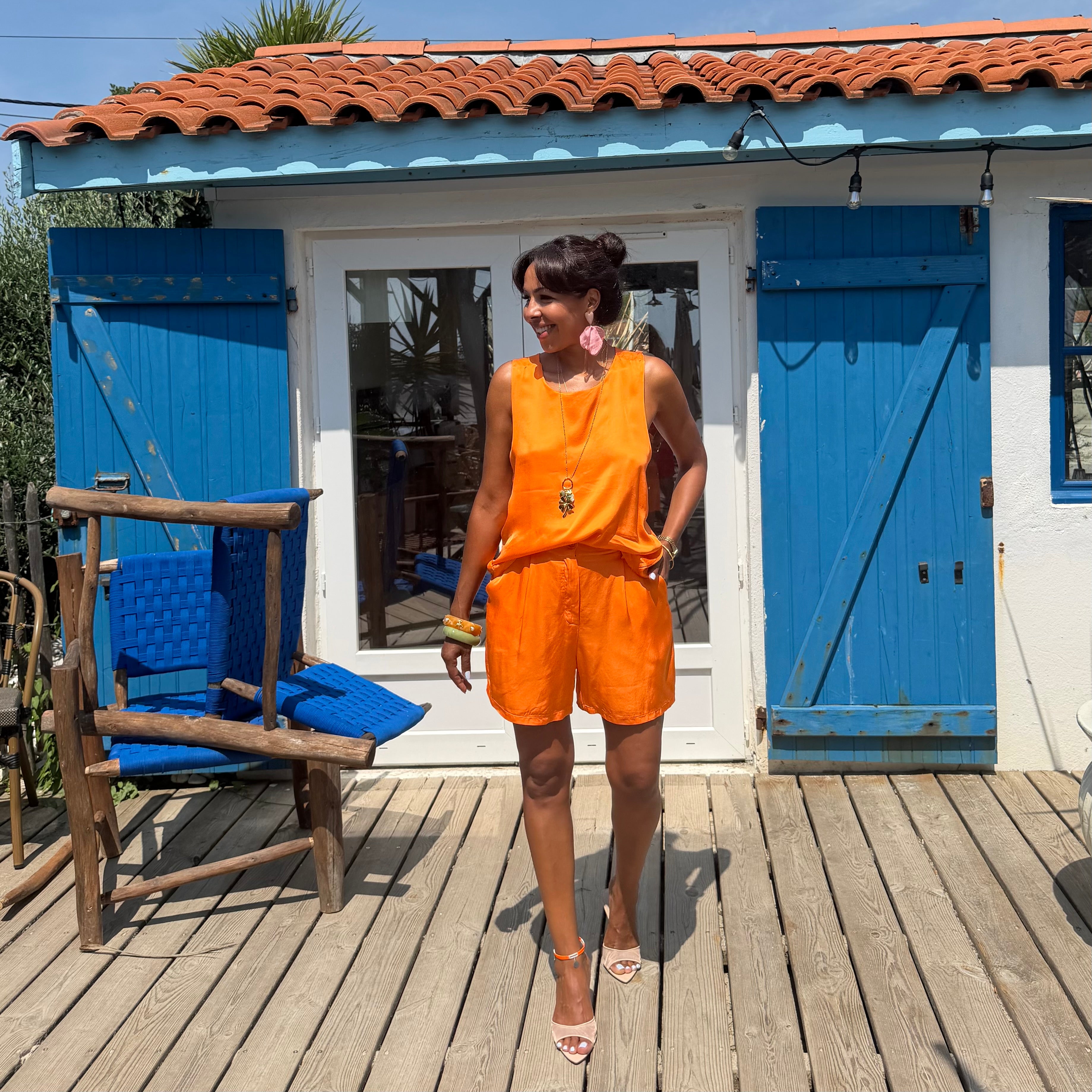 Short NACRE orange