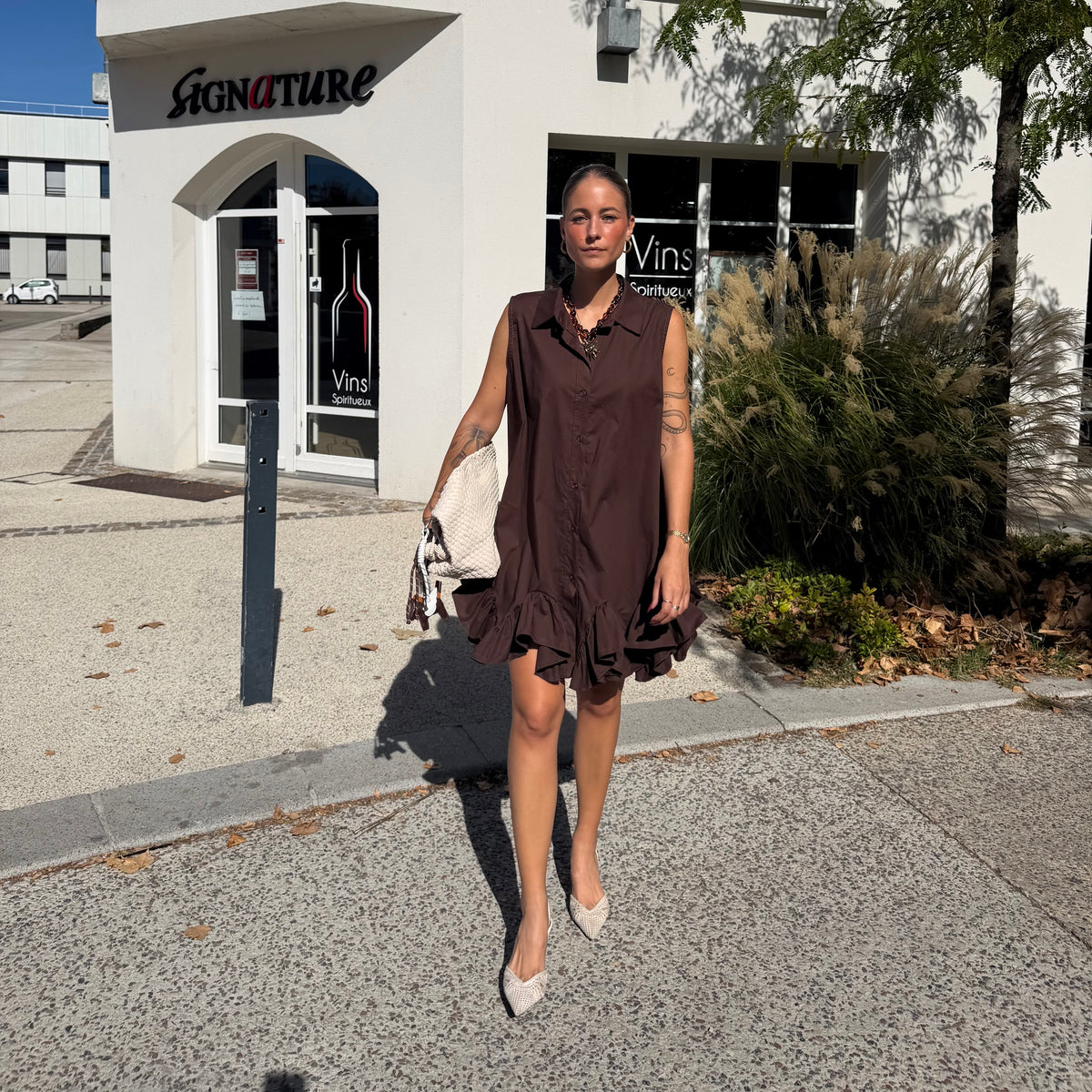 Robe AMBRE marron