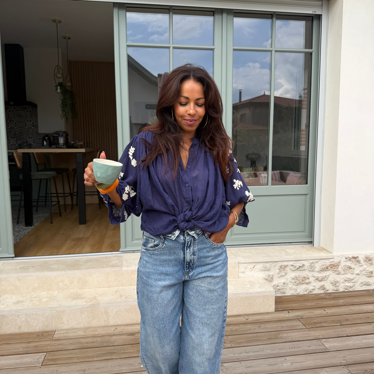 Blouse PABLO bleu marine