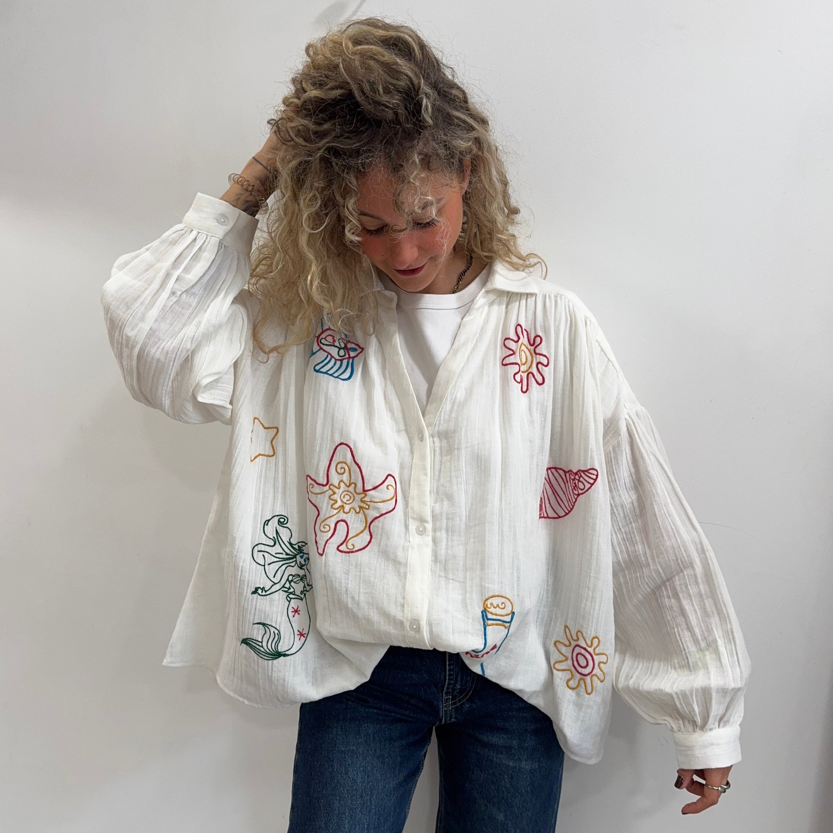 Blouse de coton ALIVA