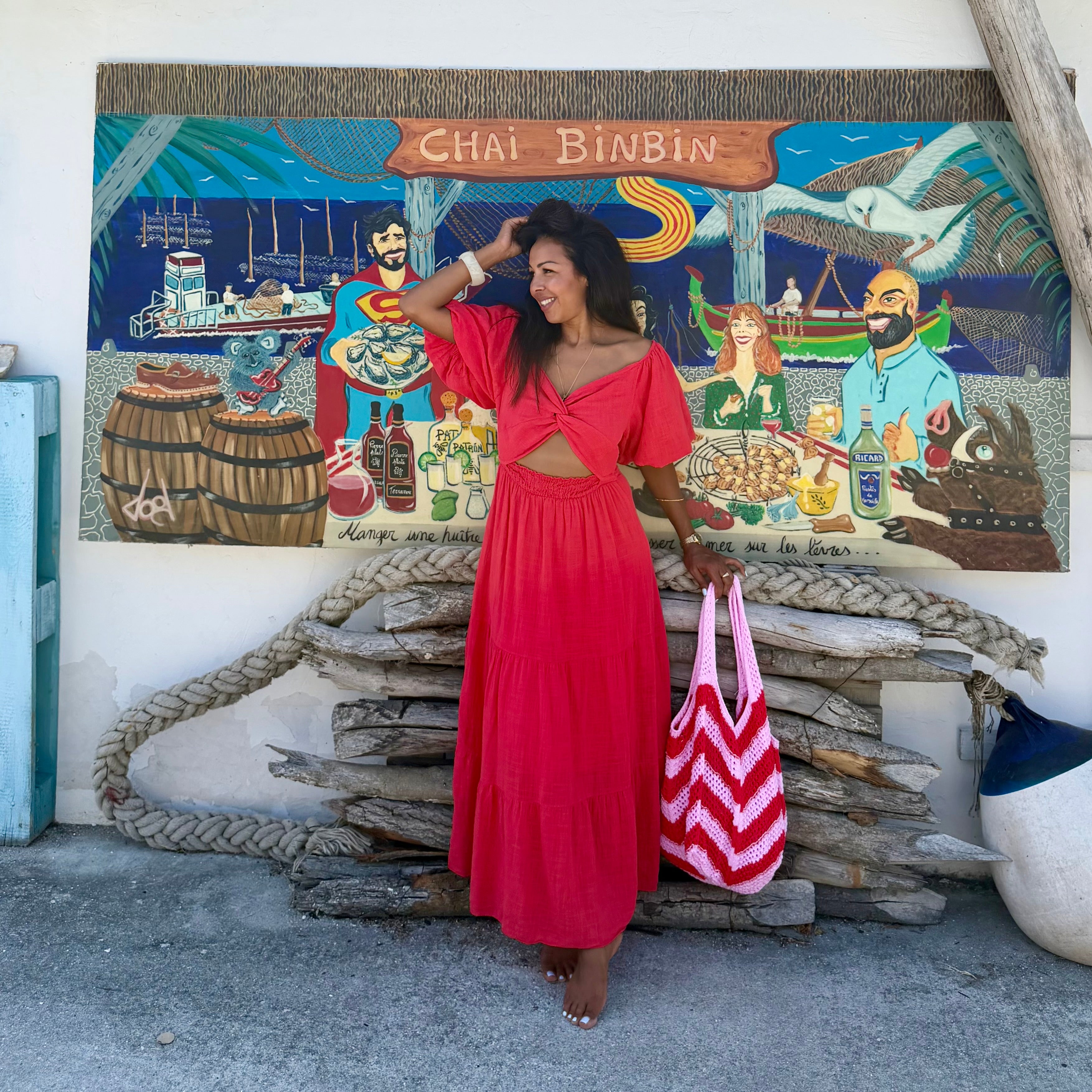 Robe TULIPE rouge