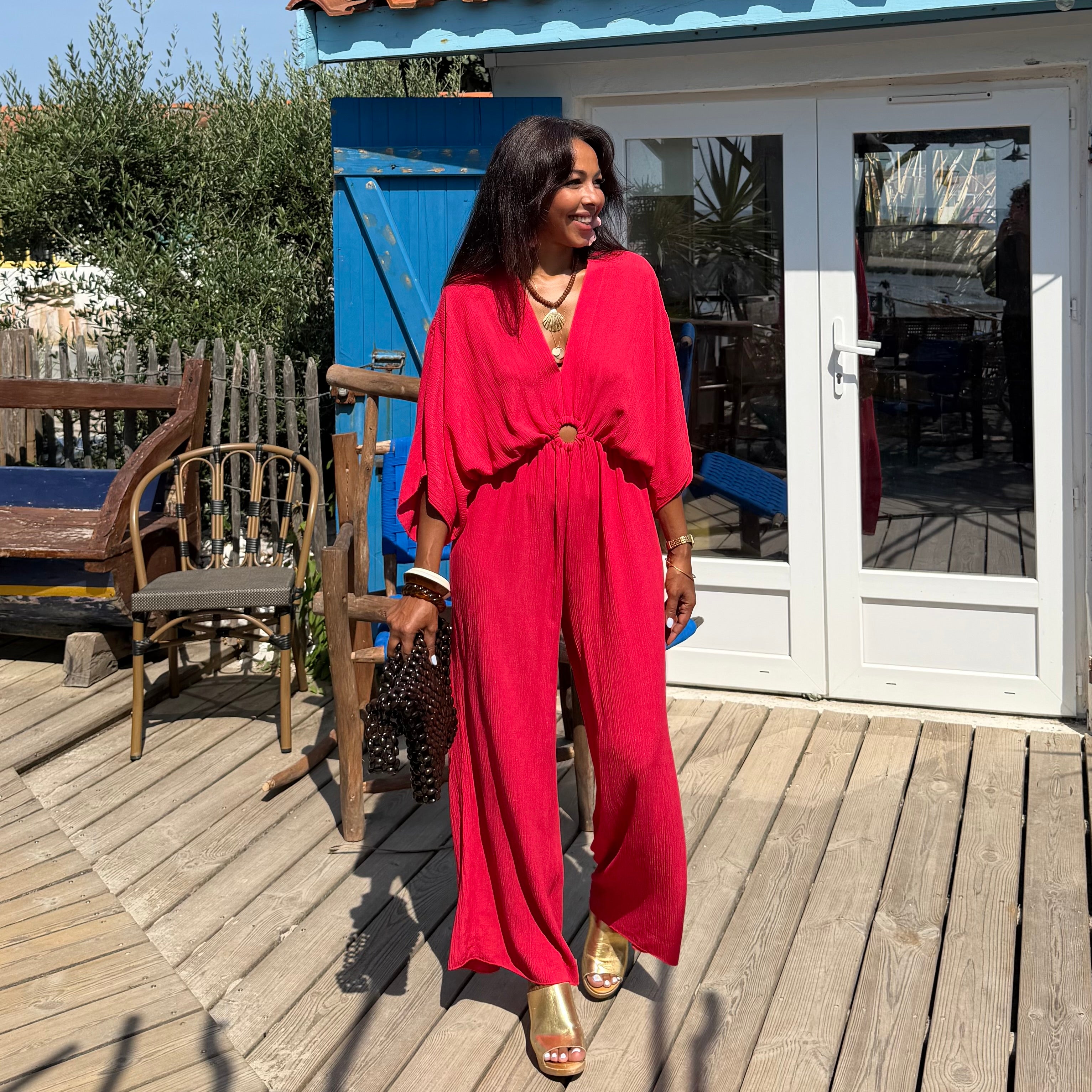 Combi MAHÉ rouge