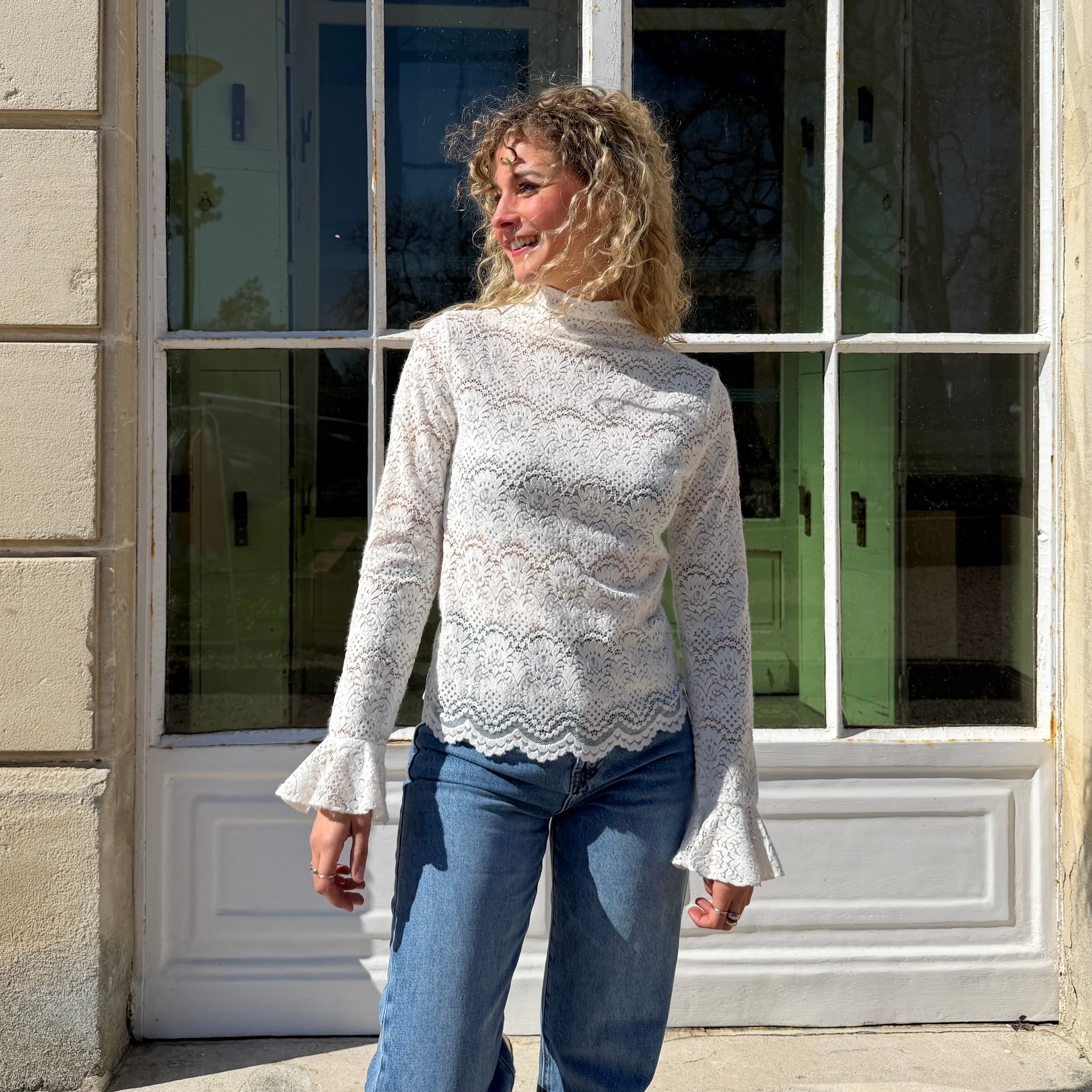 Top FLEUR en dentelle