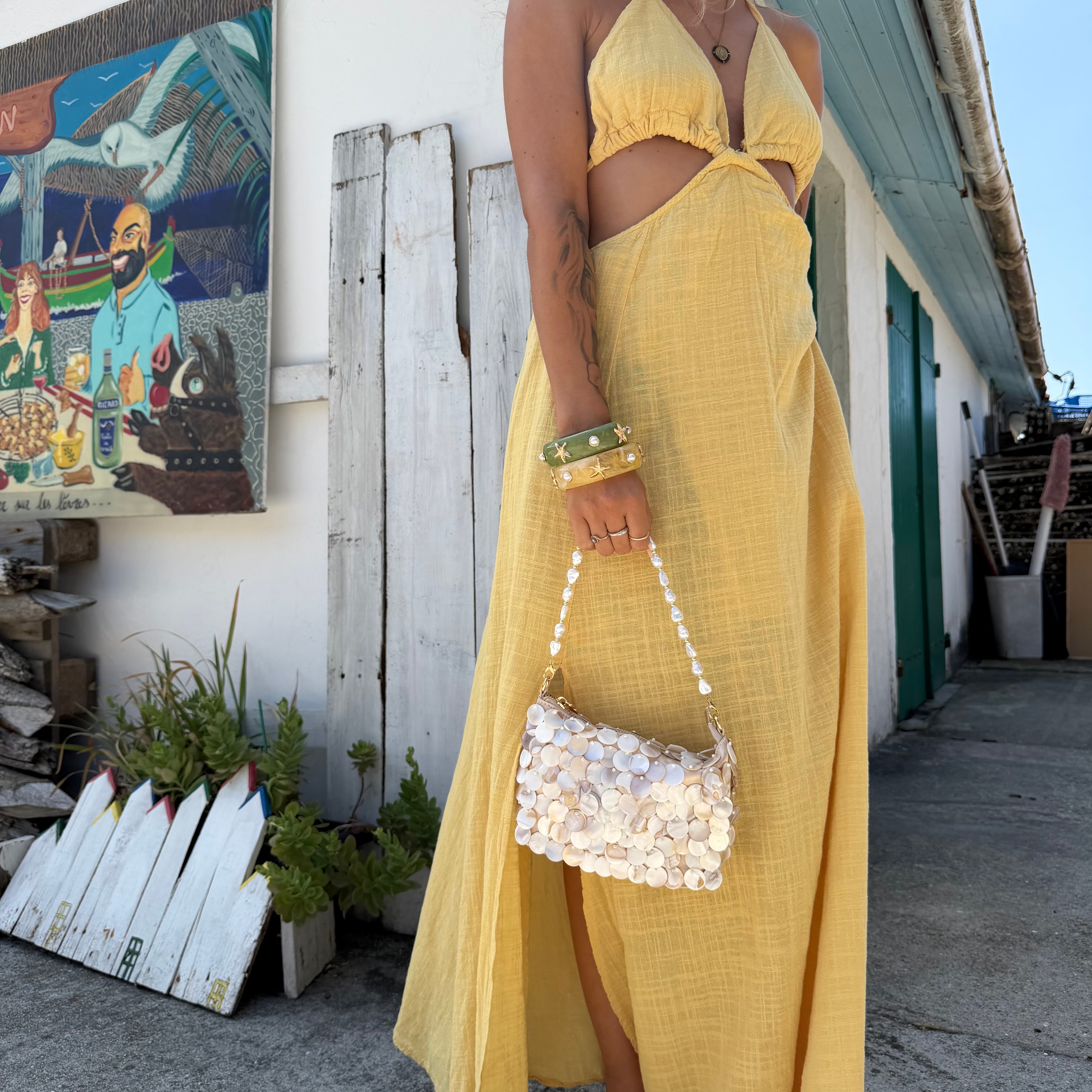 Mini sac coquillage