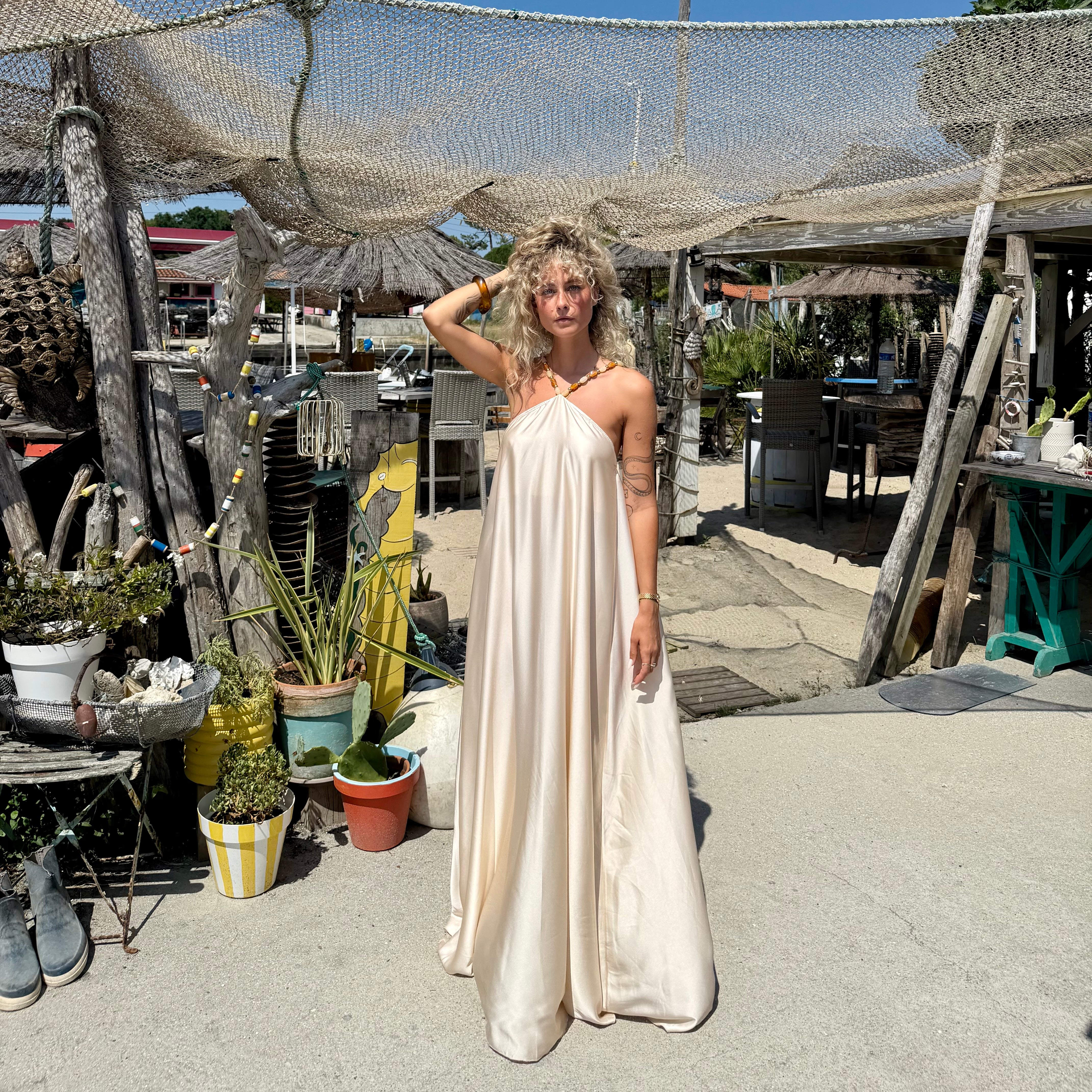 Robe PERLA crème