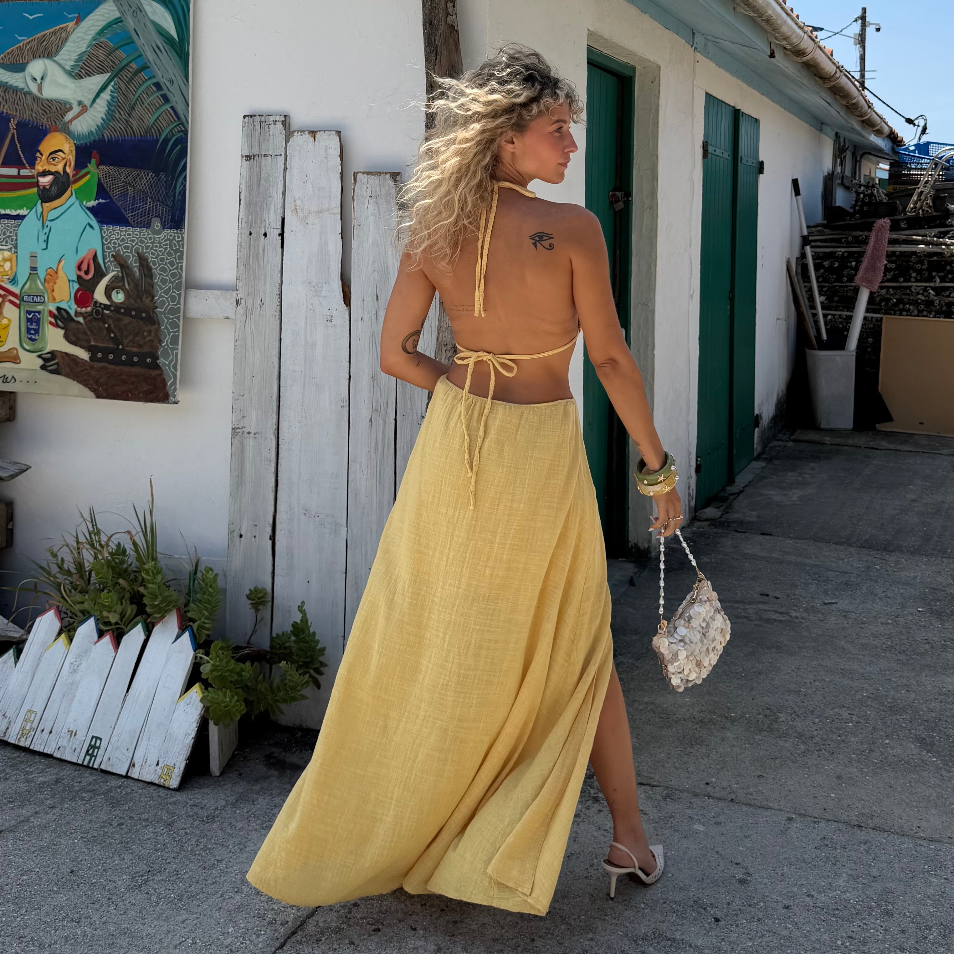 Robe SIA longue jaune