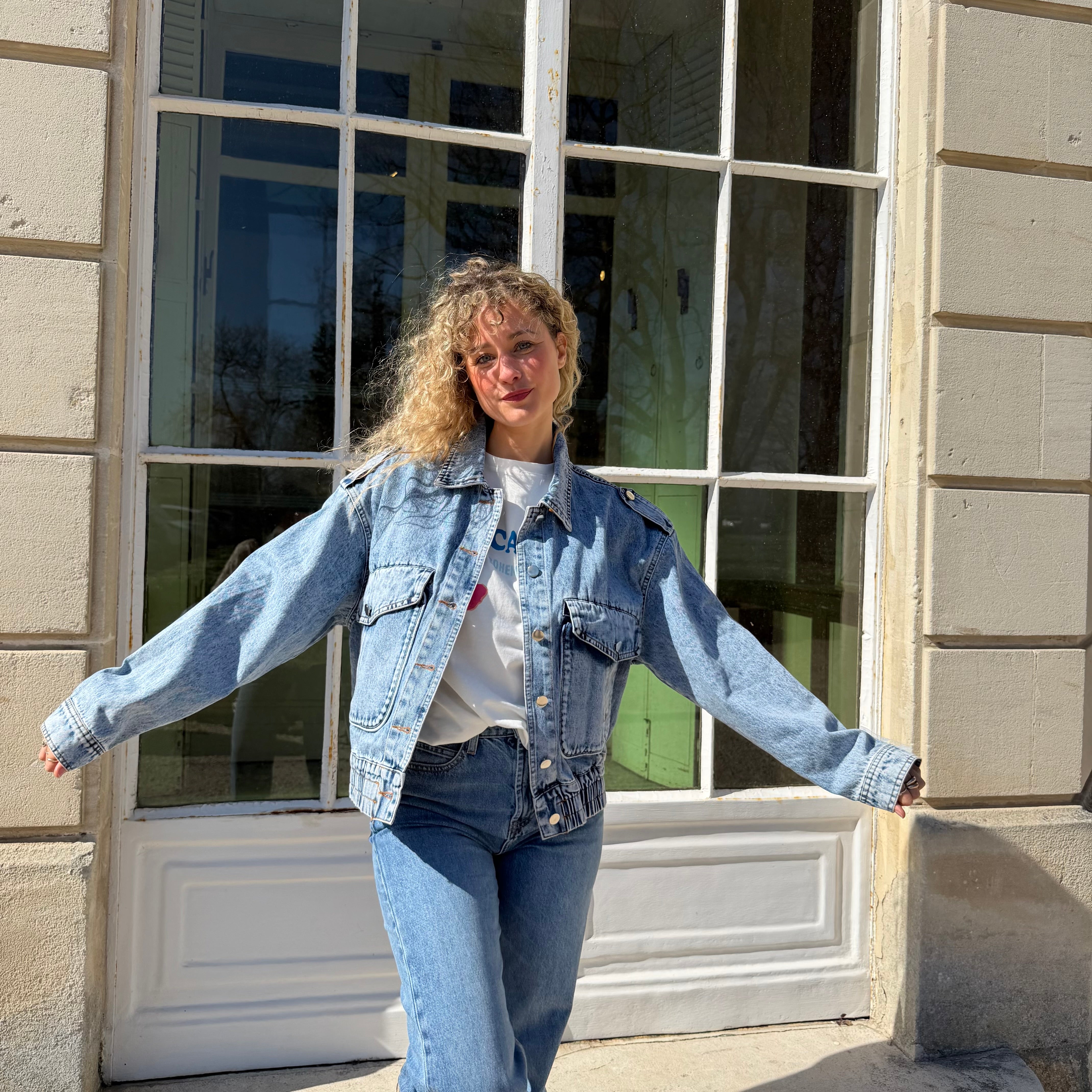 Veste en jean JEANNE