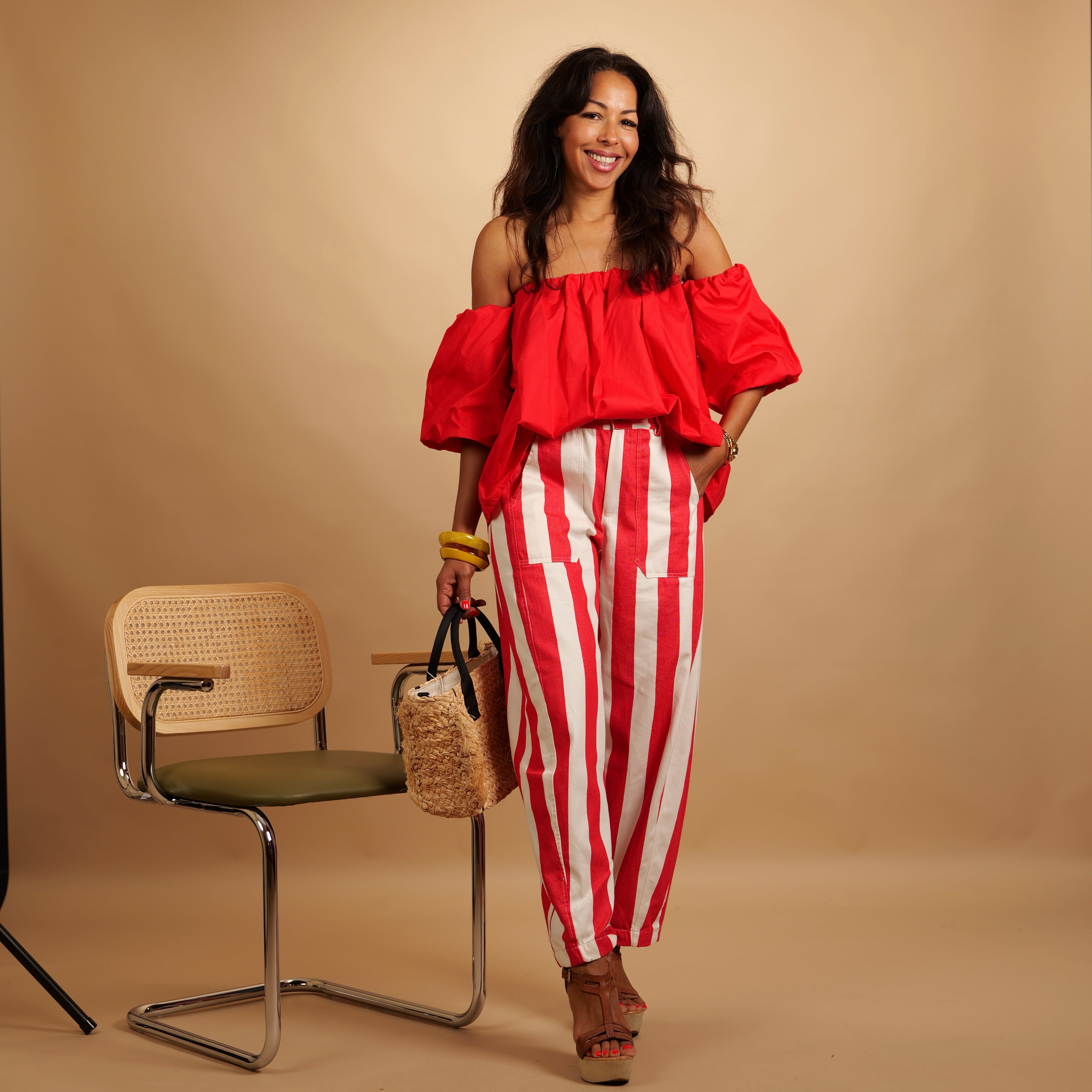 Haut bustier LIO rouge