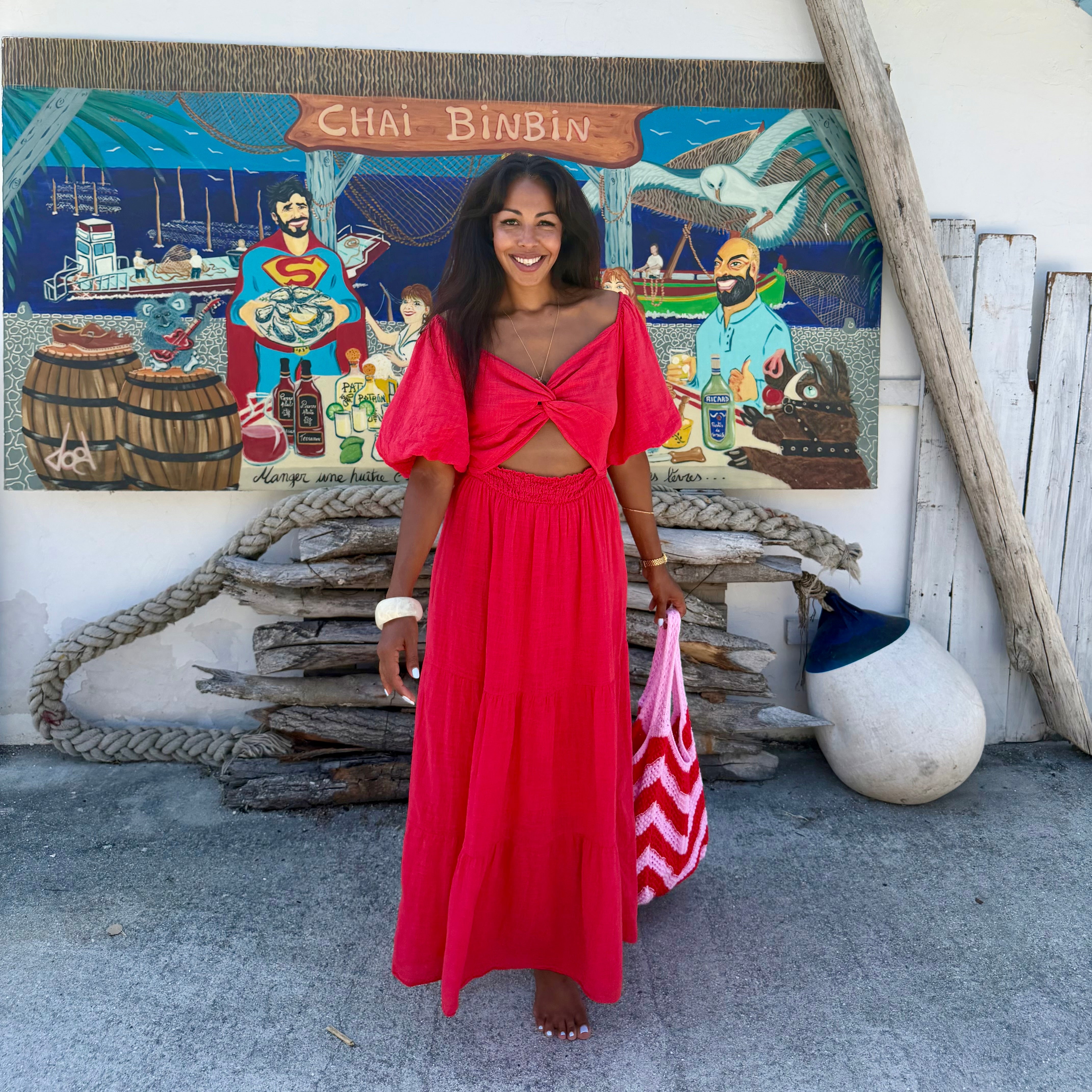 Robe TULIPE rouge